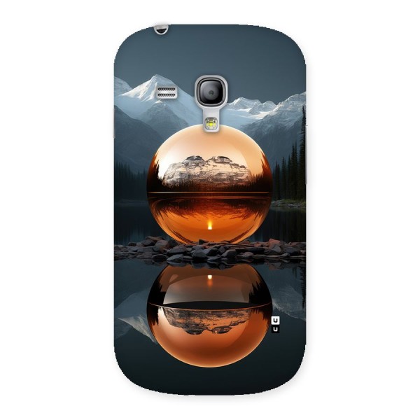 Metal Moon Back Case for Galaxy S3 Mini