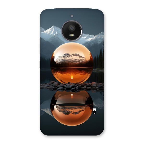 Metal Moon Back Case for Moto E4 Plus