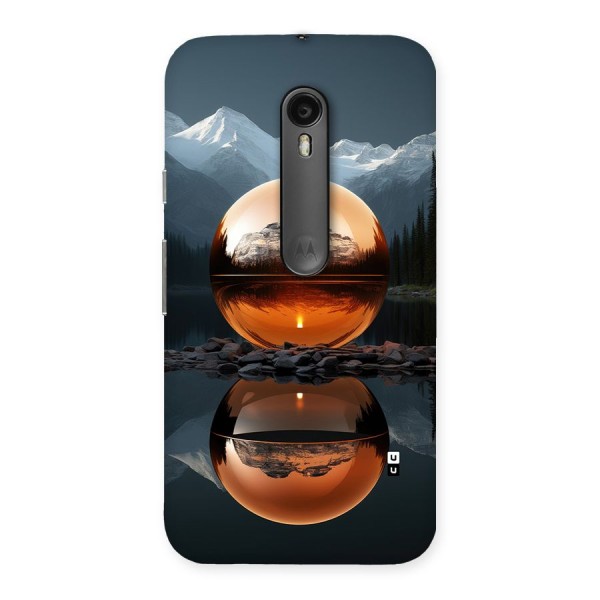 Metal Moon Back Case for Moto G3