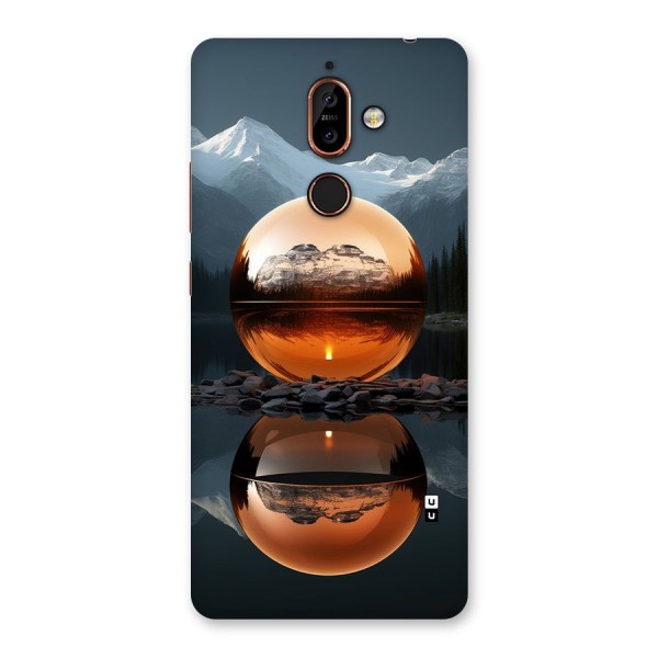 Metal Moon Back Case for Nokia 7 Plus