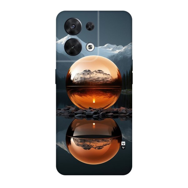 Metal Moon Back Case for Oppo Reno8 5G