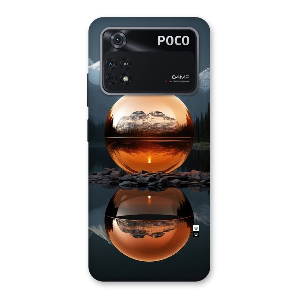 Metal Moon Back Case for Poco M4 Pro 4G