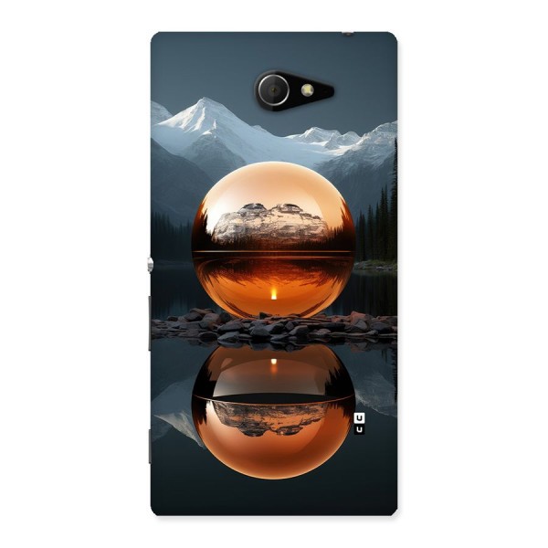 Metal Moon Back Case for Xperia M2