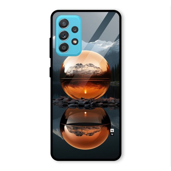 Metal Moon Glass Back Case for Galaxy A52s 5G