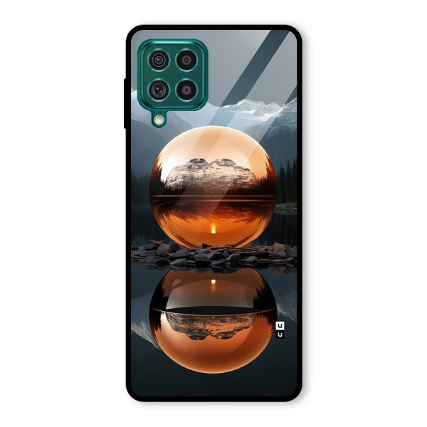 Metal Moon Glass Back Case for Galaxy F62