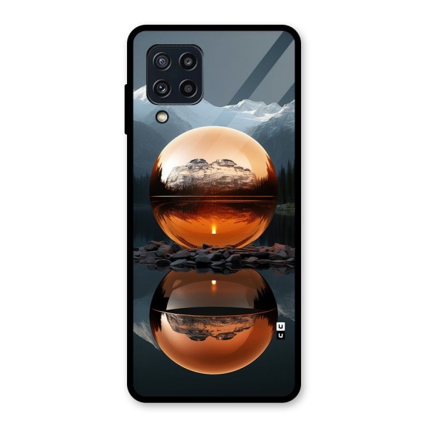 Metal Moon Glass Back Case for Galaxy M32