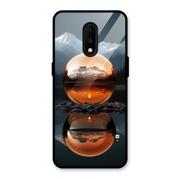 Metal Moon Glass Back Case for OnePlus 7