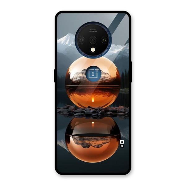 Metal Moon Glass Back Case for OnePlus 7T