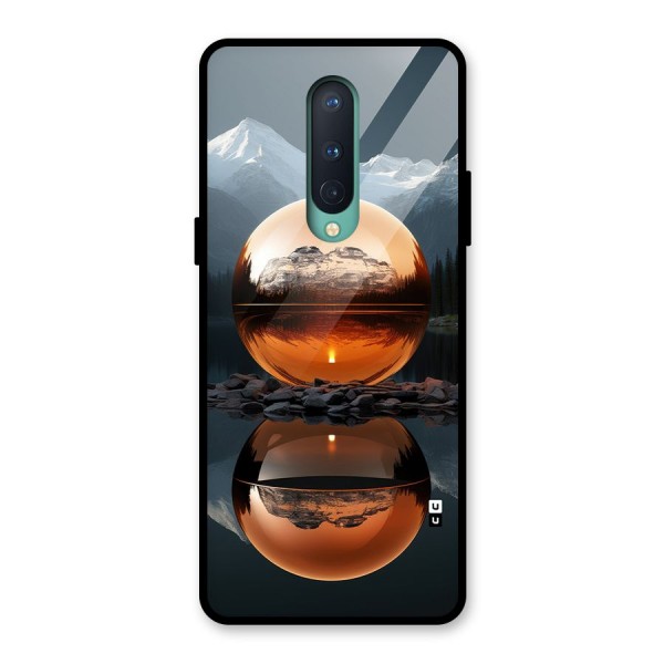 Metal Moon Glass Back Case for OnePlus 8