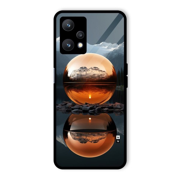 Metal Moon Glass Back Case for Realme 9 Pro 5G