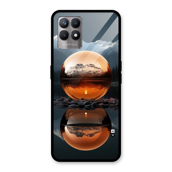 Metal Moon Glass Back Case for Realme Narzo 50