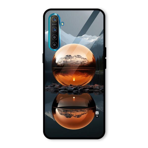 Metal Moon Glass Back Case for Realme X2