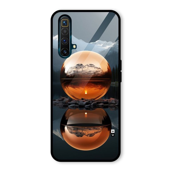 Metal Moon Glass Back Case for Realme X3 SuperZoom