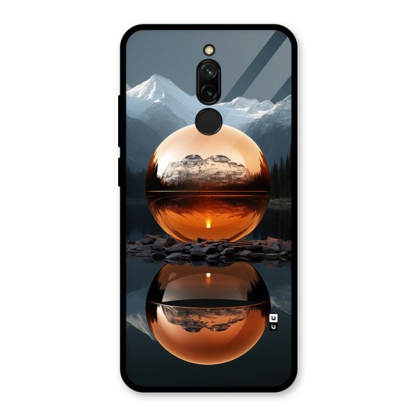 Metal Moon Glass Back Case for Redmi 8