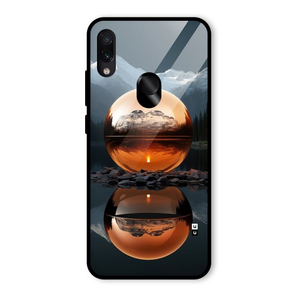 Metal Moon Glass Back Case for Redmi Note 7