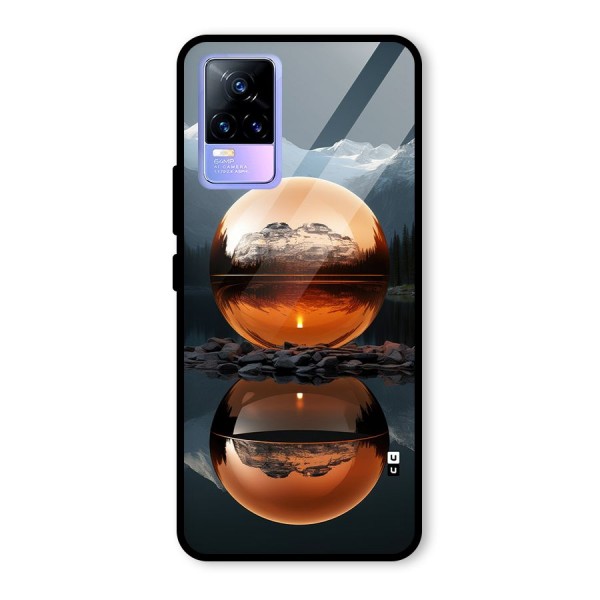 Metal Moon Glass Back Case for Vivo Y73