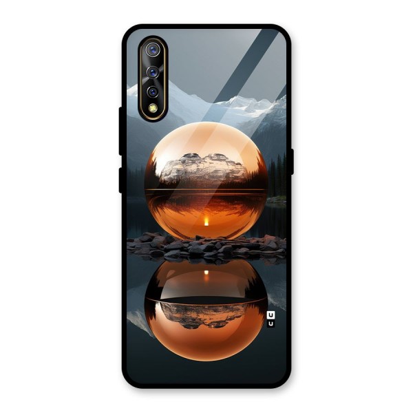 Metal Moon Glass Back Case for Vivo Z1x