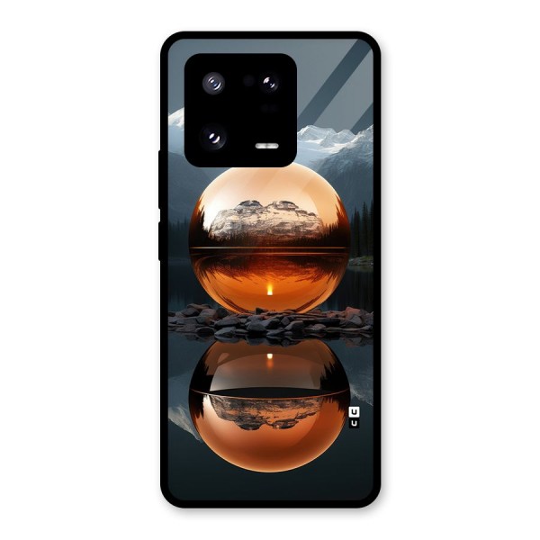 Metal Moon Glass Back Case for Xiaomi 13 Pro