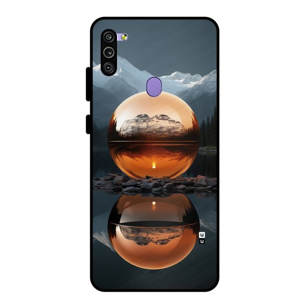 Metal Moon Metal Back Case for Galaxy M11