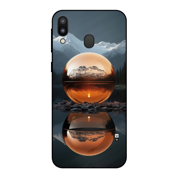 Metal Moon Metal Back Case for Galaxy M20