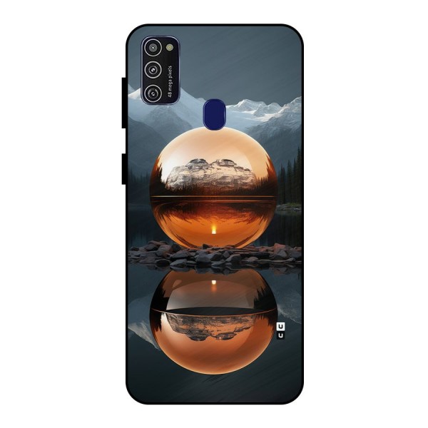 Metal Moon Metal Back Case for Galaxy M21