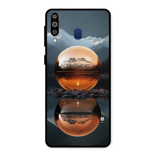 Metal Moon Metal Back Case for Galaxy M30