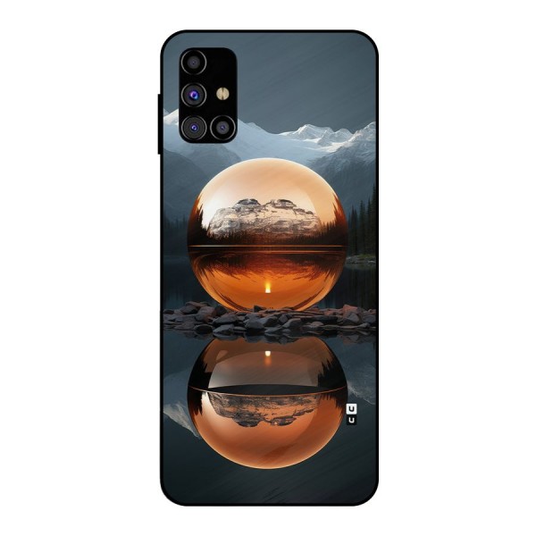 Metal Moon Metal Back Case for Galaxy M31s