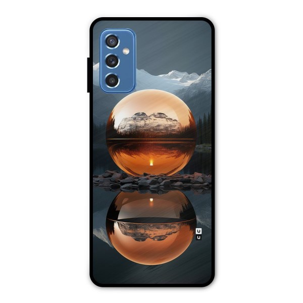 Metal Moon Metal Back Case for Galaxy M52 5G