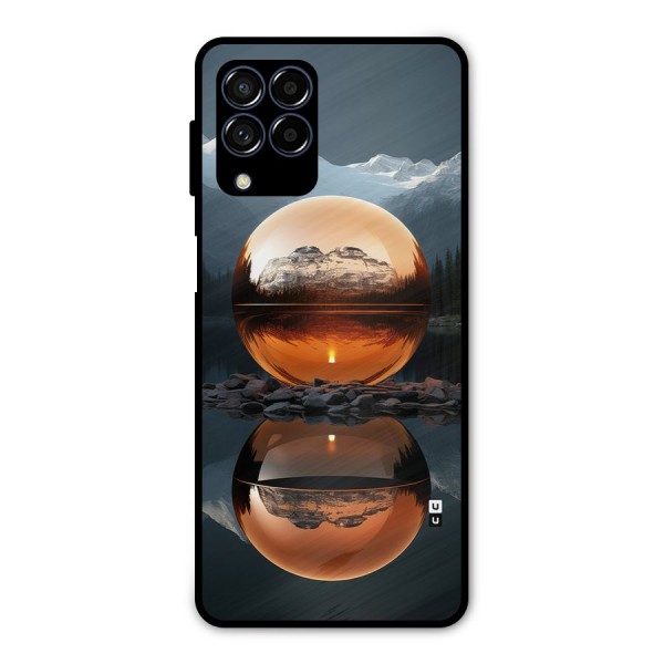 Metal Moon Metal Back Case for Galaxy M53 5G