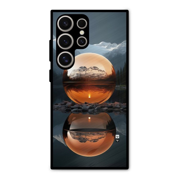 Metal Moon Metal Back Case for Galaxy S24 Ultra