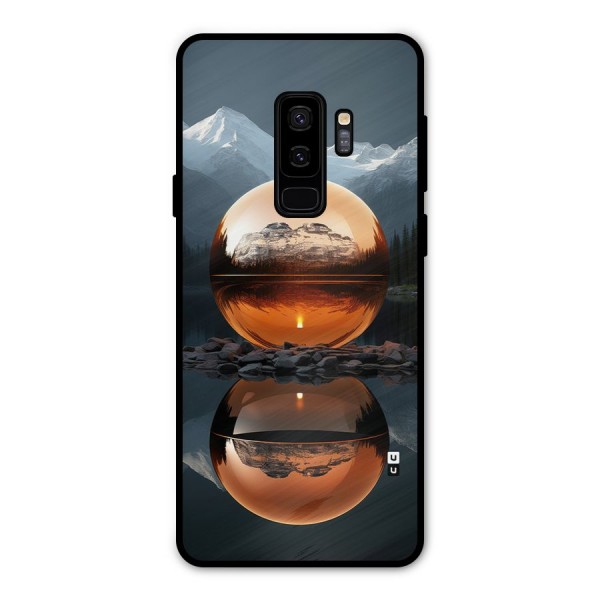 Metal Moon Metal Back Case for Galaxy S9 Plus