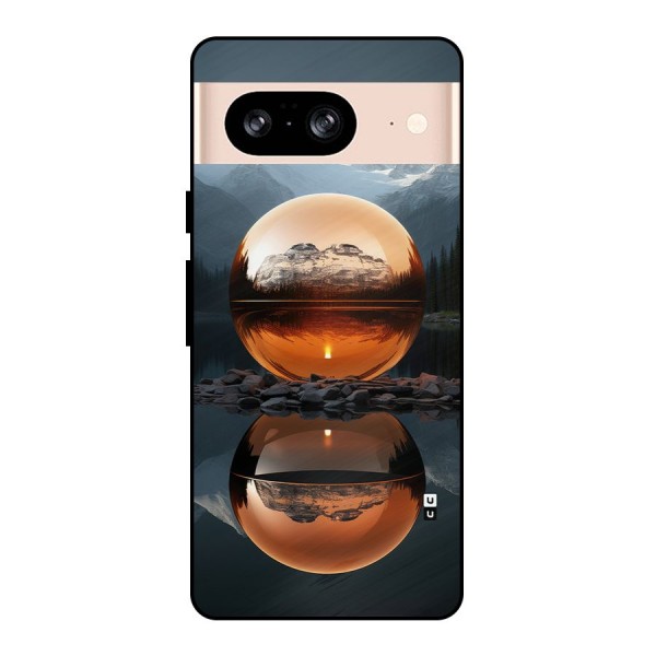 Metal Moon Metal Back Case for Google Pixel 8