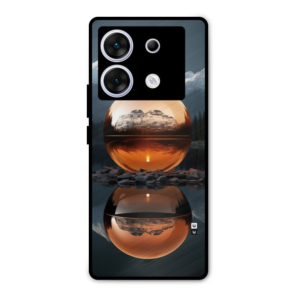 Metal Moon Metal Back Case for Infinix Zero 30 5G