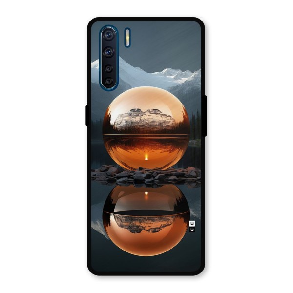 Metal Moon Metal Back Case for Oppo F15