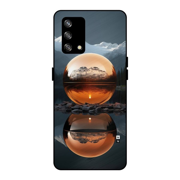 Metal Moon Metal Back Case for Oppo F19s