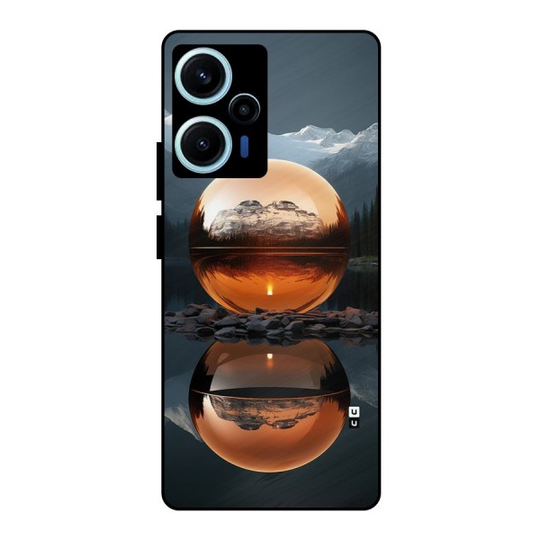 Metal Moon Metal Back Case for Poco F5