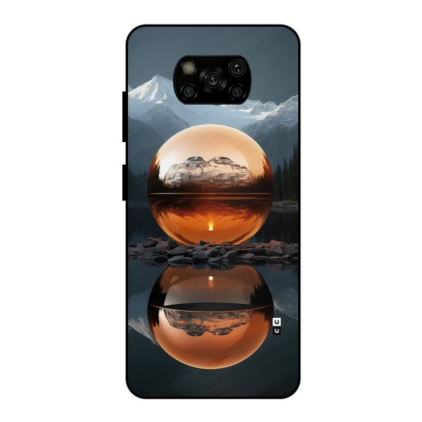 Metal Moon Metal Back Case for Poco X3