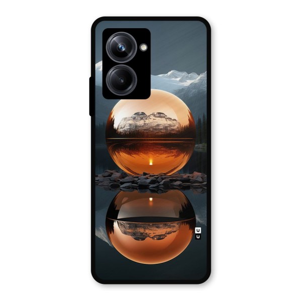 Metal Moon Metal Back Case for Realme 10 Pro