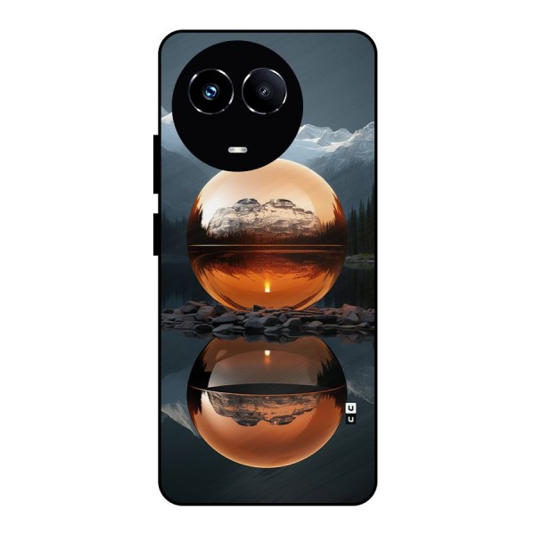 Metal Moon Metal Back Case for Realme 11X