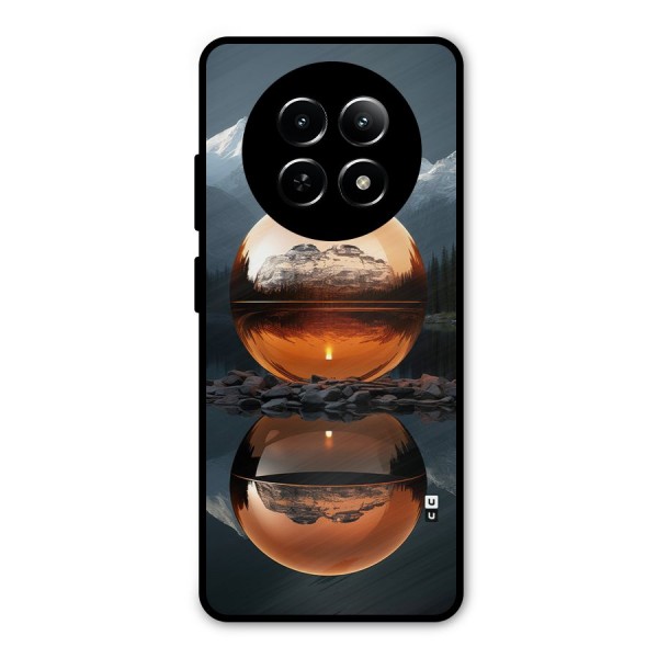 Metal Moon Metal Back Case for Realme 12 5G