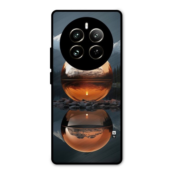 Metal Moon Metal Back Case for Realme 12 Pro