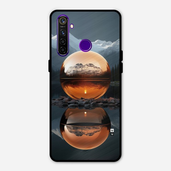 Metal Moon Metal Back Case for Realme 5 Pro