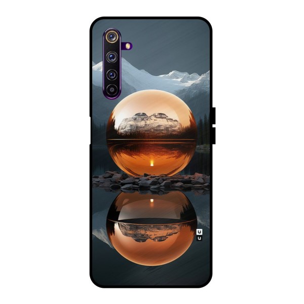 Metal Moon Metal Back Case for Realme 6 Pro