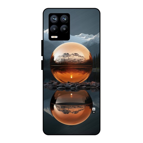 Metal Moon Metal Back Case for Realme 8