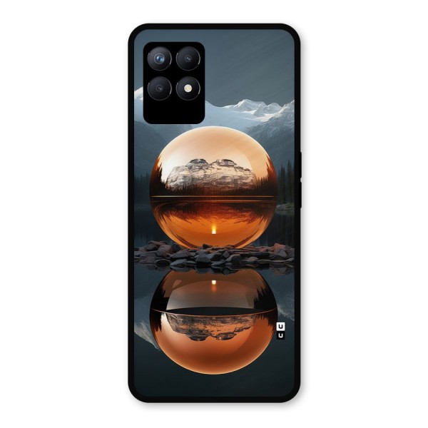 Metal Moon Metal Back Case for Realme 8i