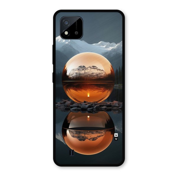 Metal Moon Metal Back Case for Realme C11 2021