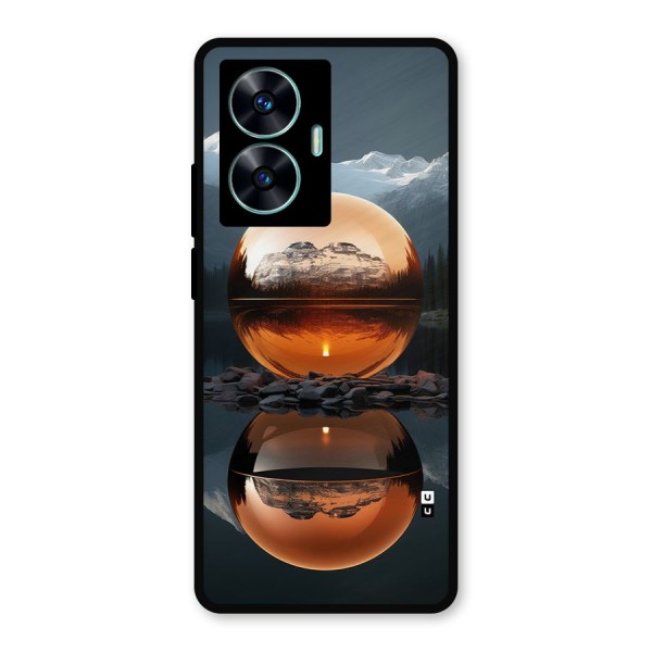 Metal Moon Metal Back Case for Realme C55