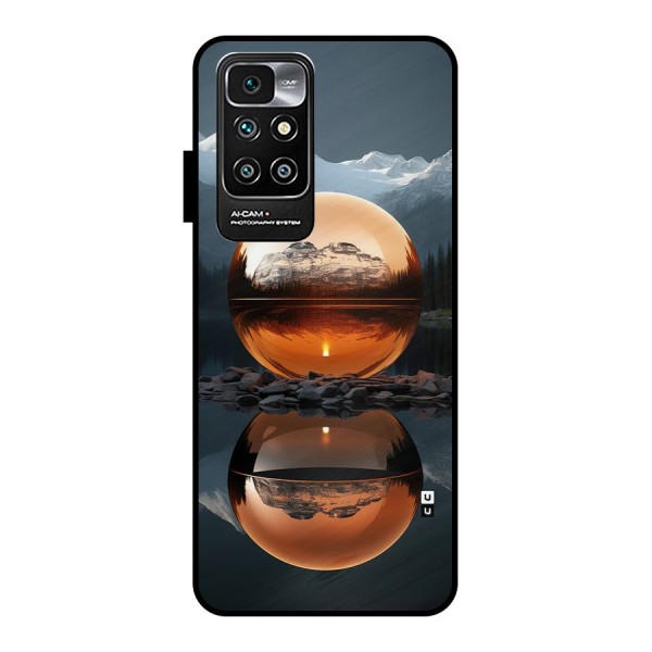 Metal Moon Metal Back Case for Redmi 10 Prime