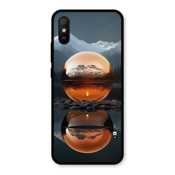 Metal Moon Metal Back Case for Redmi 9a