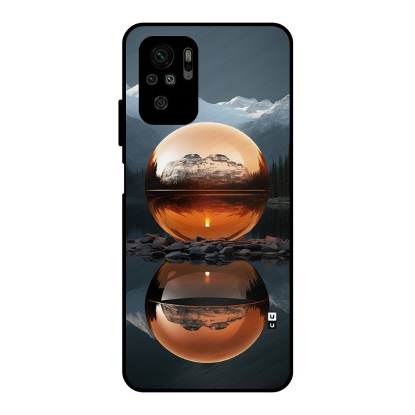 Metal Moon Metal Back Case for Redmi Note 10